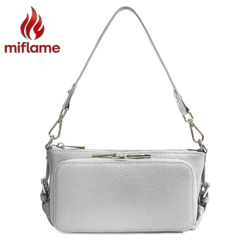 Quiet Luxury Bags Crossbody - Bolso Hobo de Cuero Genuino para