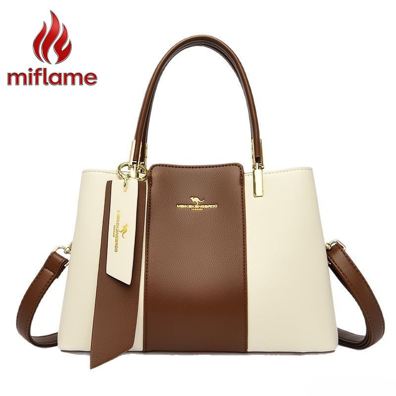 Luxury Bags Quiet - Bolso Tote de Cuero Genuino para