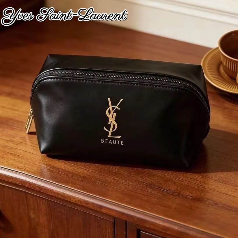 Bolsa de cosméticos YSL de gra - Luxury Designer Bags Ysl reseña y precio