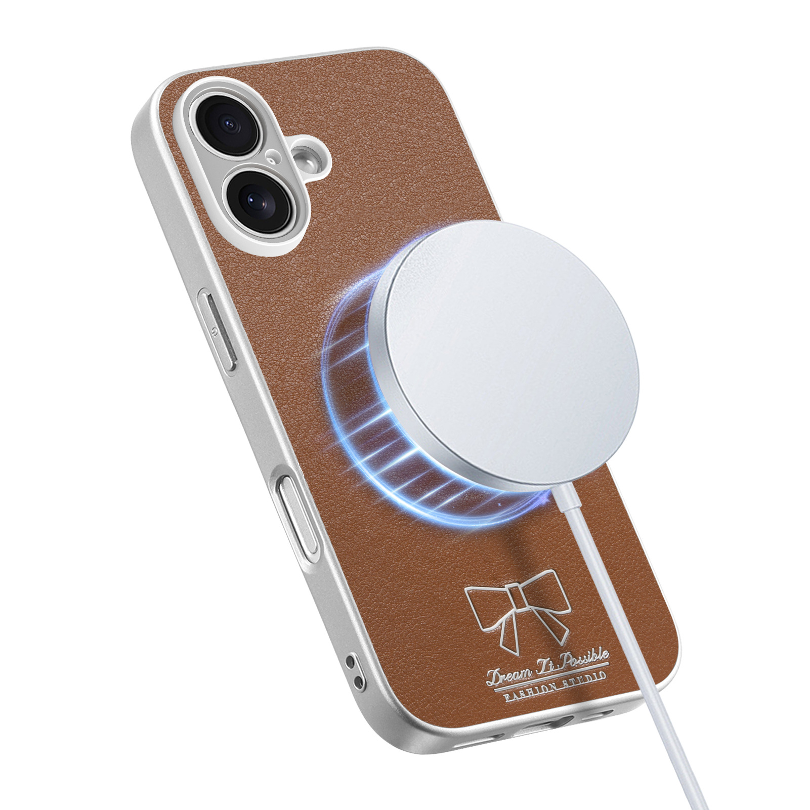 Funda de cuero con carga inalá - Luxury Bags Dropshipping reseña y precio
