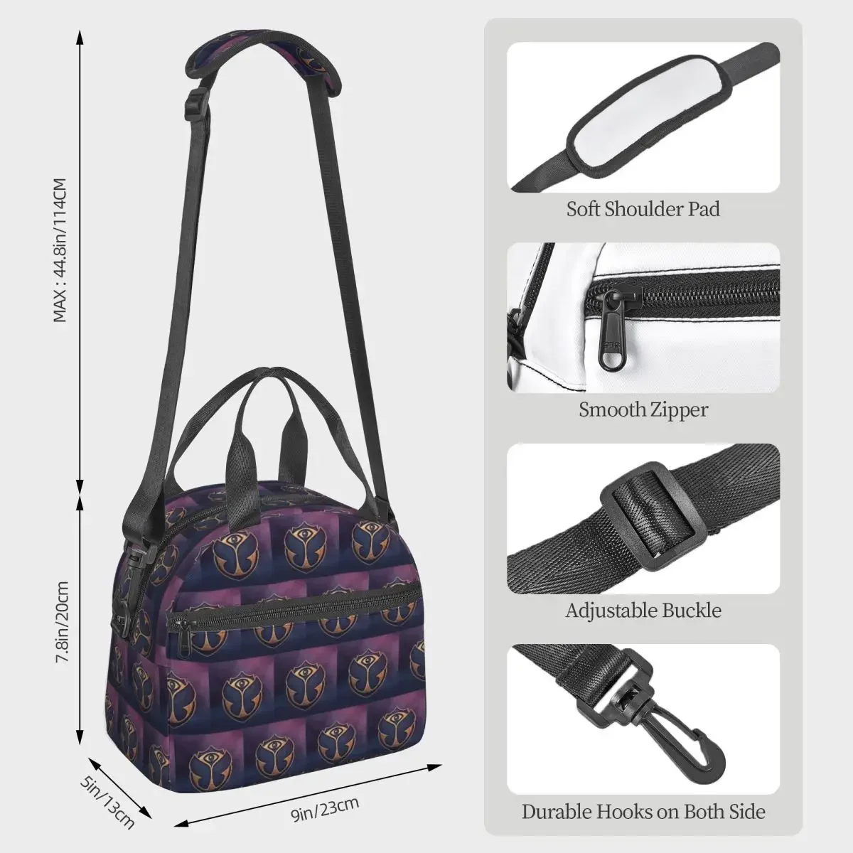 Bolsa de almuerzo aislada de l - Luxury Bags For Kids reseña y precio