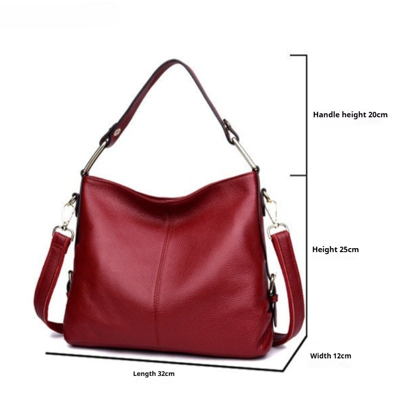 Bolso de Hombro de Cuero Genui - Luxury Bags Quiet reseña y precio