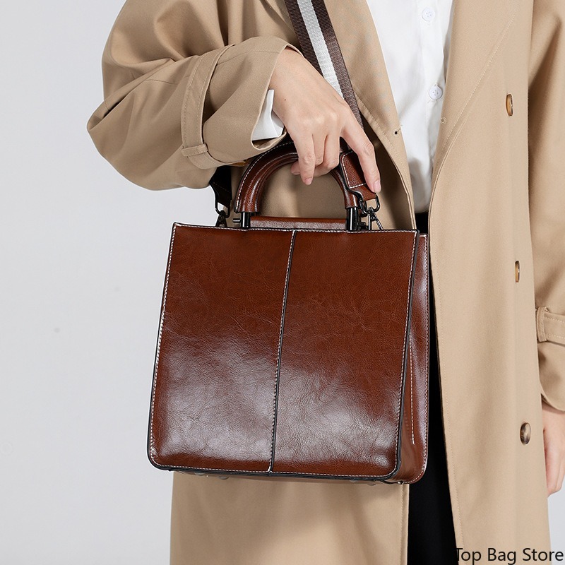 Bolso Tote de Cuero Genuino pa - Luxury Bags Quiet reseña y precio