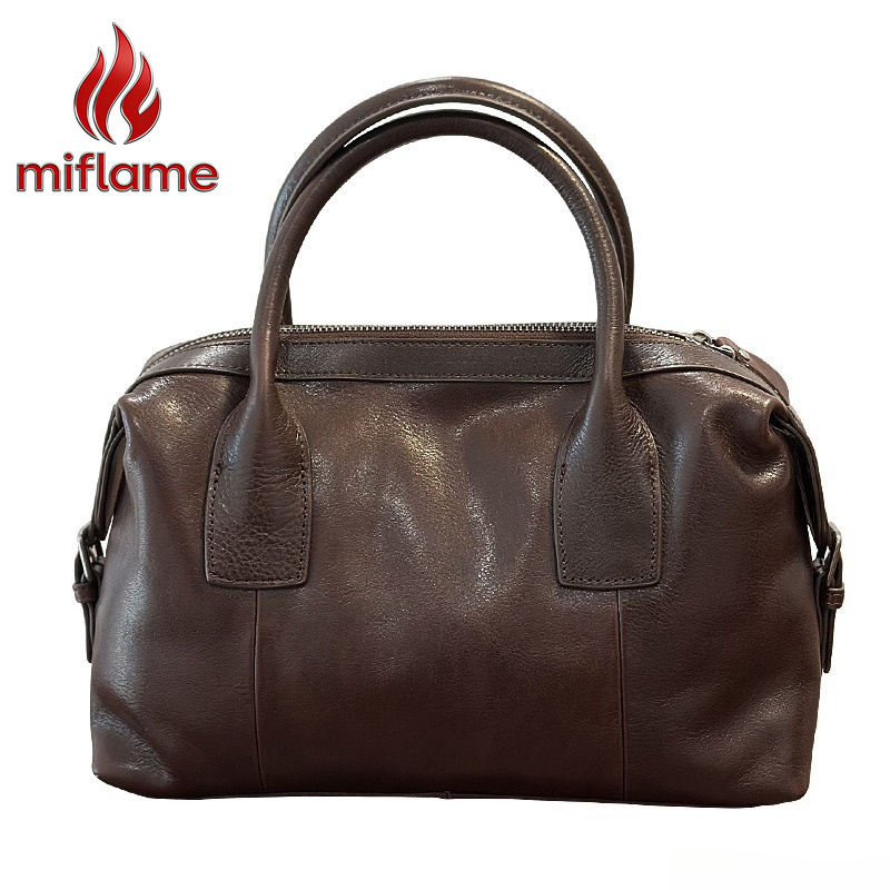 Bolso Boston de Cuero Genuino  - Luxury Bags Quiet reseña y precio
