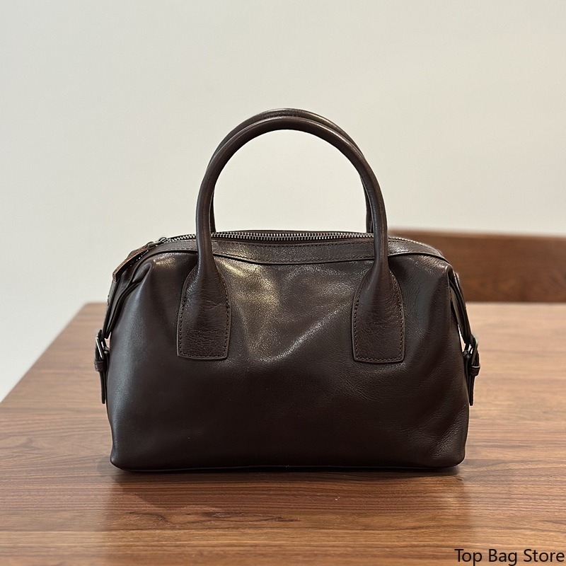 Bolso Boston de Cuero Genuino  - Luxury Bags Quiet reseña y precio