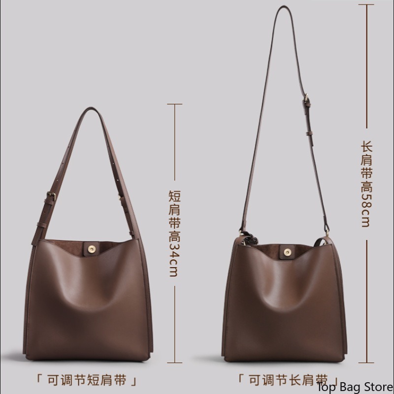 Bolso Tipo Cubo de Cuero Genui - Luxury Bags Quiet reseña y precio